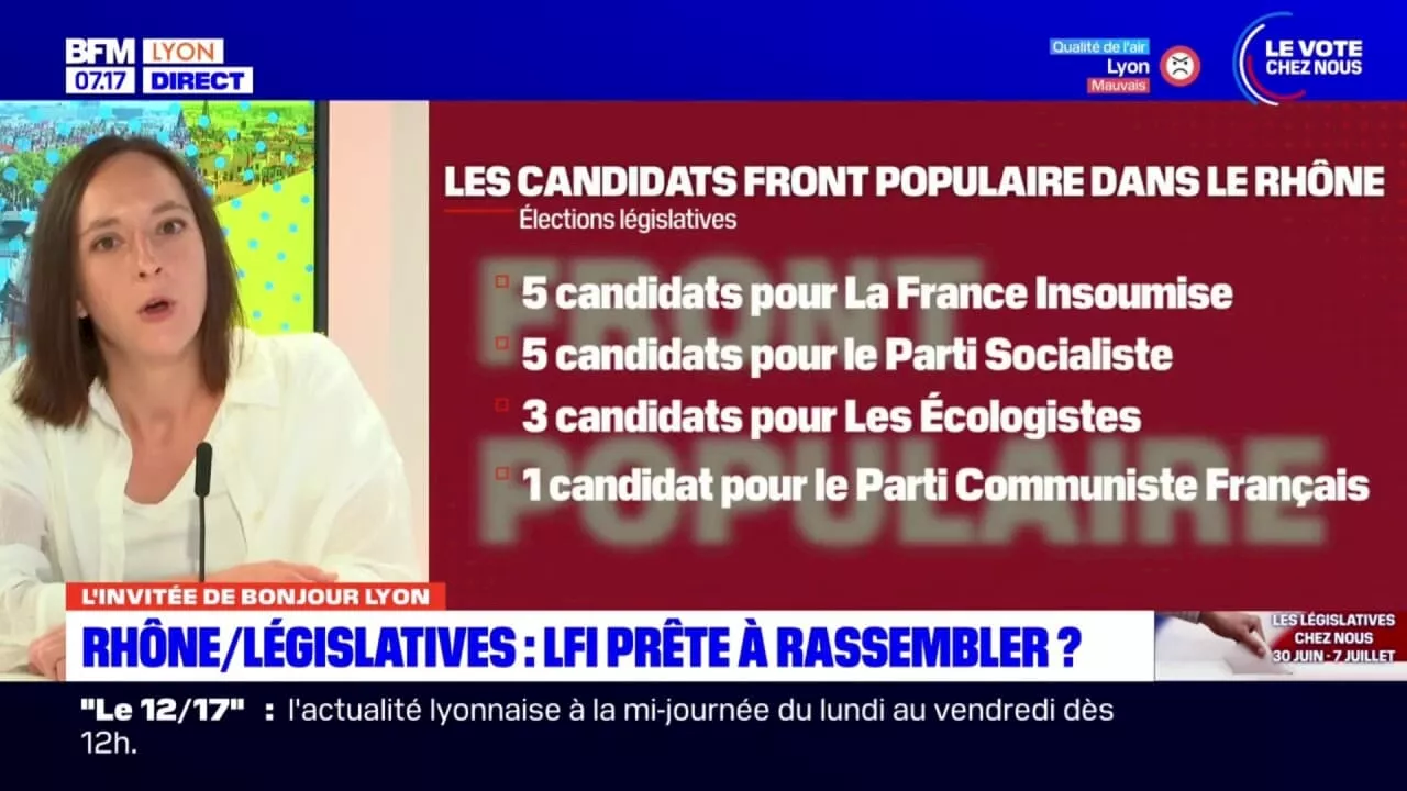 Législatives: Hélène Quinqueton (LFI) se félicite du programme 'ambitieux' du Nouveau front populaire