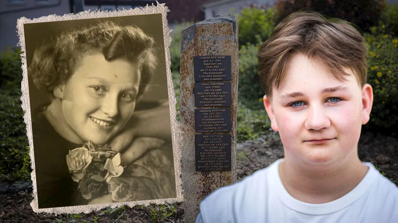 Schule: Luke (17) schreibt ein Buch über Holocaust-Überlebende Ruth Wertheim