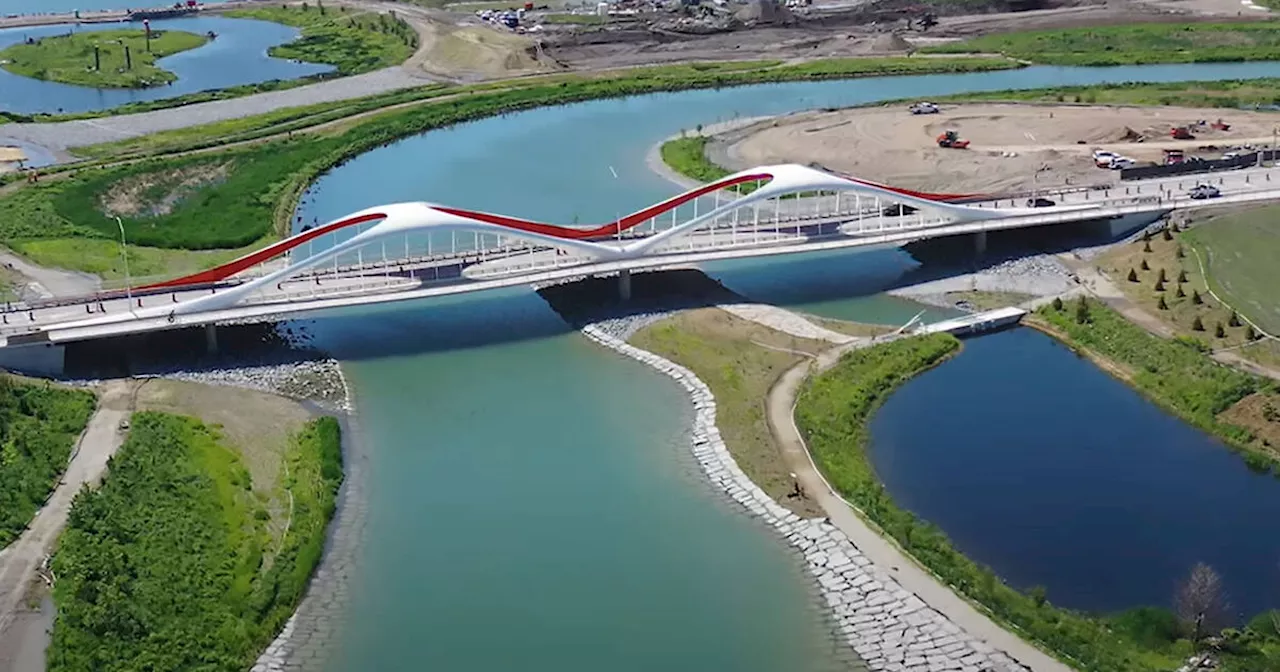 Watch Toronto's new artificial river come to life in stunning aerial video