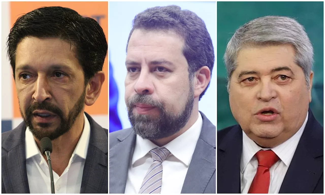 Quaest: Nunes, Boulos e Datena estão tecnicamente empatados na disputa pela prefeitura de SP