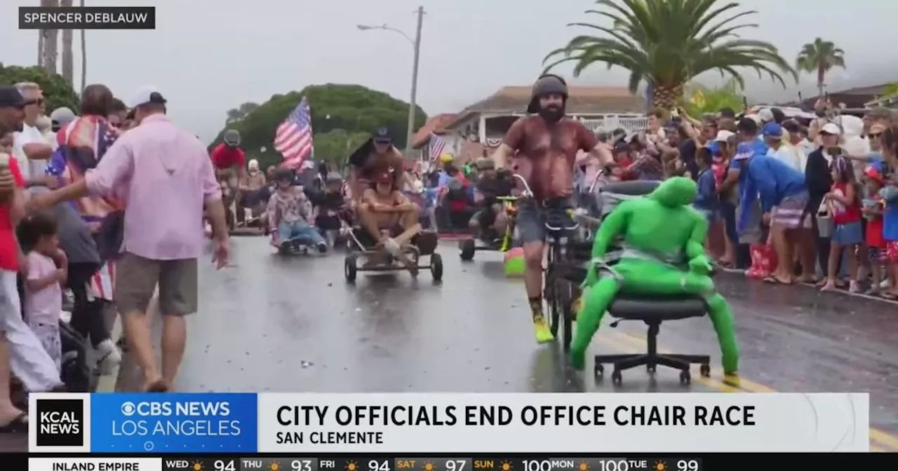 San Clemente bans popular Fourth of July chair race event