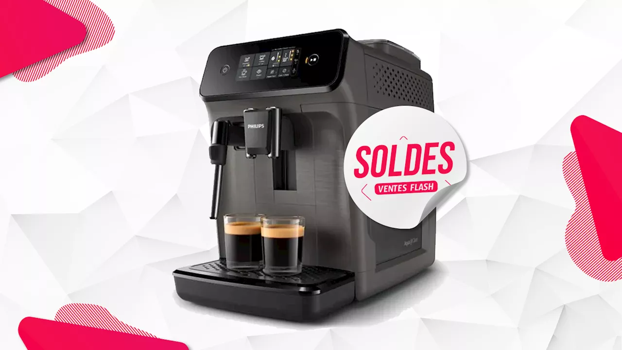 Amateurs de café, Cdiscount brade la machine à grain Philips à l'occasion des soldes