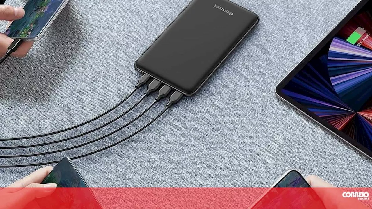 Esta powerbank tem energia para tudo e mais alguma coisa e está em desconto