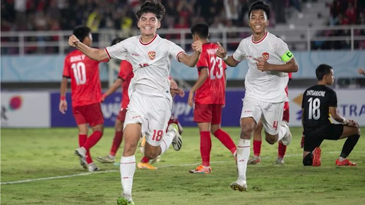 Hasil Piala AFF U-16 2024: Indonesia Perkasa Gasak Laos 6-1