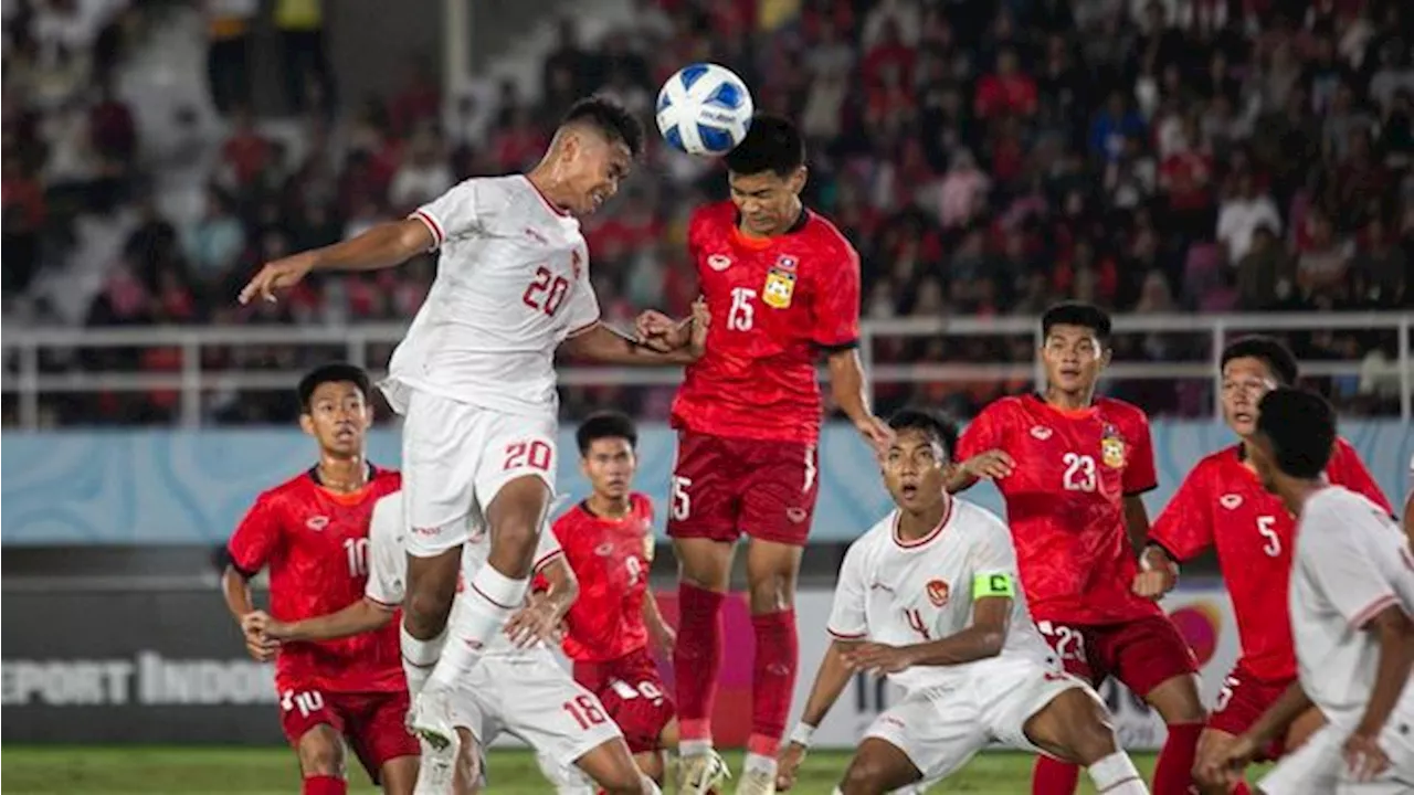 Pemain Indonesia Nangis Saat Nyanyi Tanah Airku Usai Hancurkan Laos