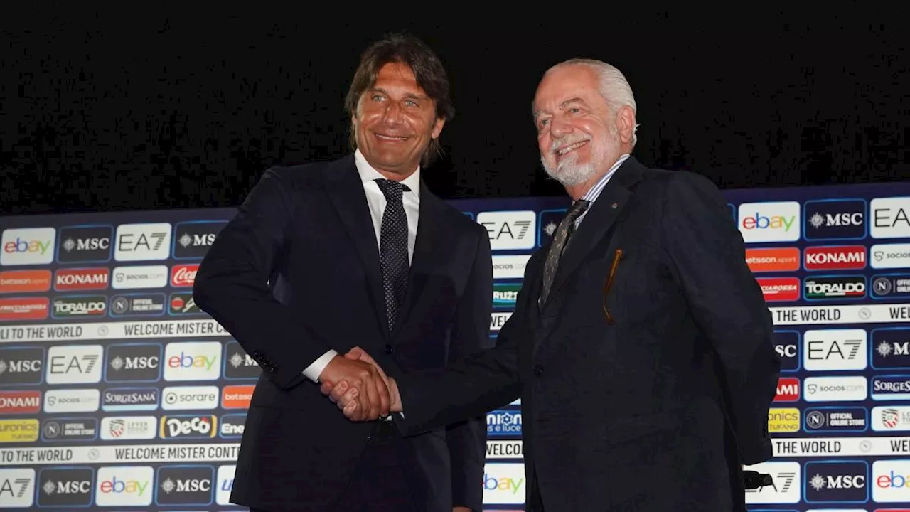 Conte allenatore-manager a Napoli, De Laurentiis si mette da parte: cosa è cambiato