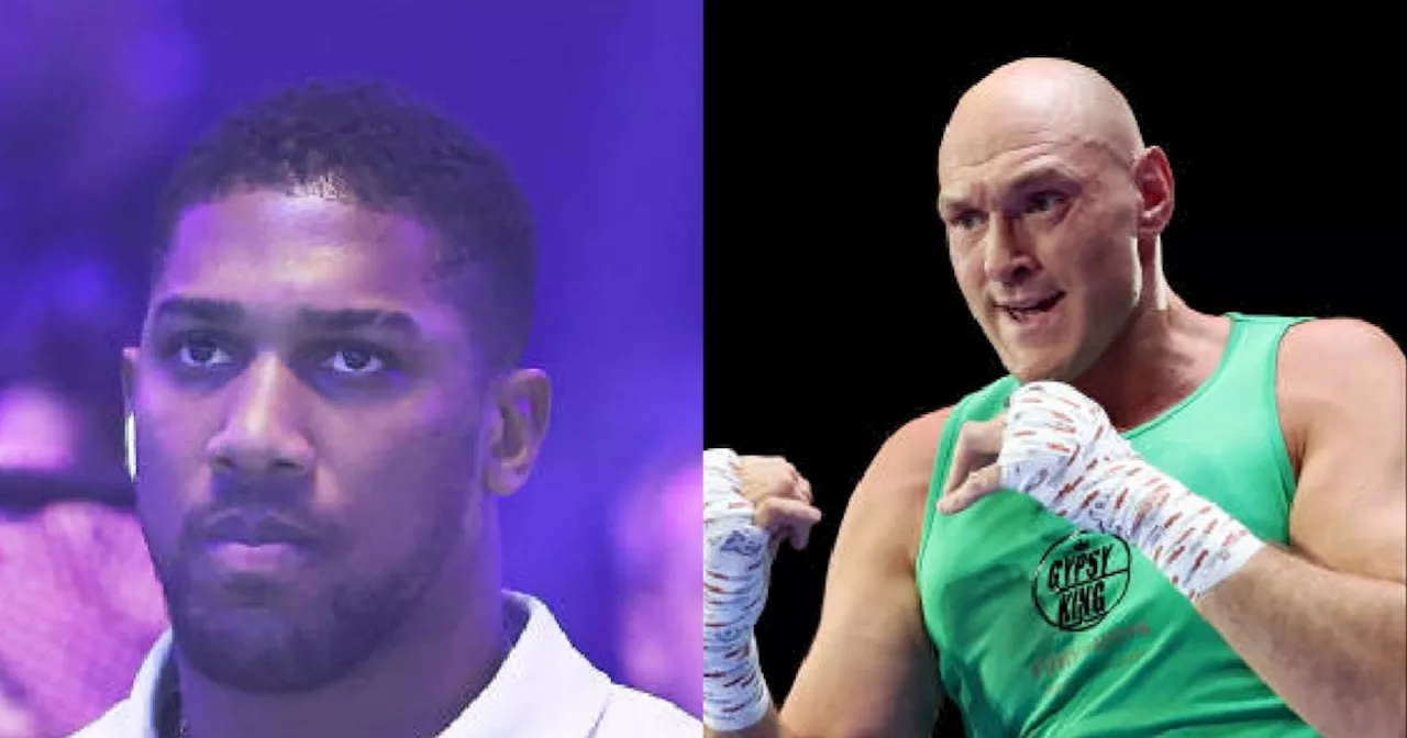 Anthony Joshua accuses Tyson Fury of 'ducking' opponents ahead of Usyk rematch