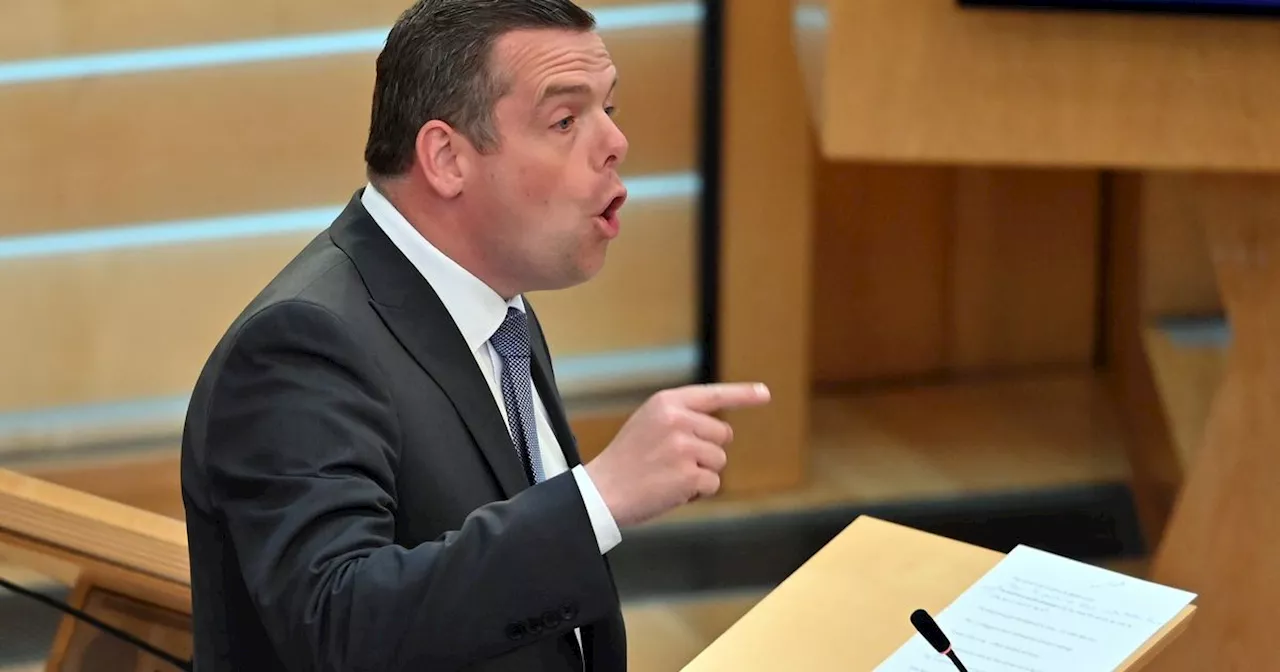 Final FMQs for Douglas Ross whose bid to go out with a bang ends in a whimper