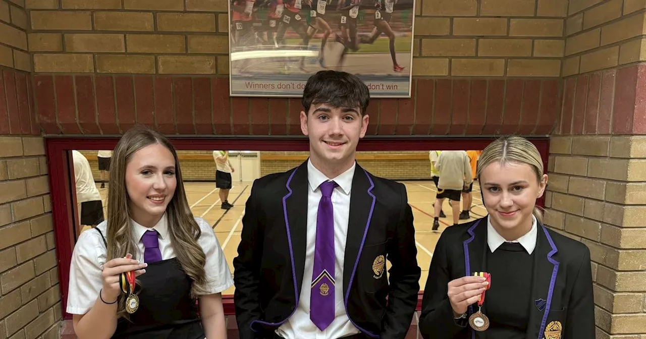 St Aidan’s High pupils excel in North Lanarkshire County Sports Championship