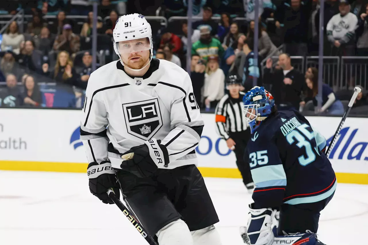 Sharks acquire Carl Grundstrom from Kings for Kyle Burroughs