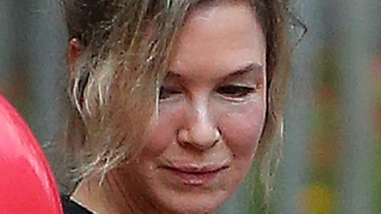 Bridget Jones star Renee Zellweger and her on-screen children launch balloon tributes to her late...