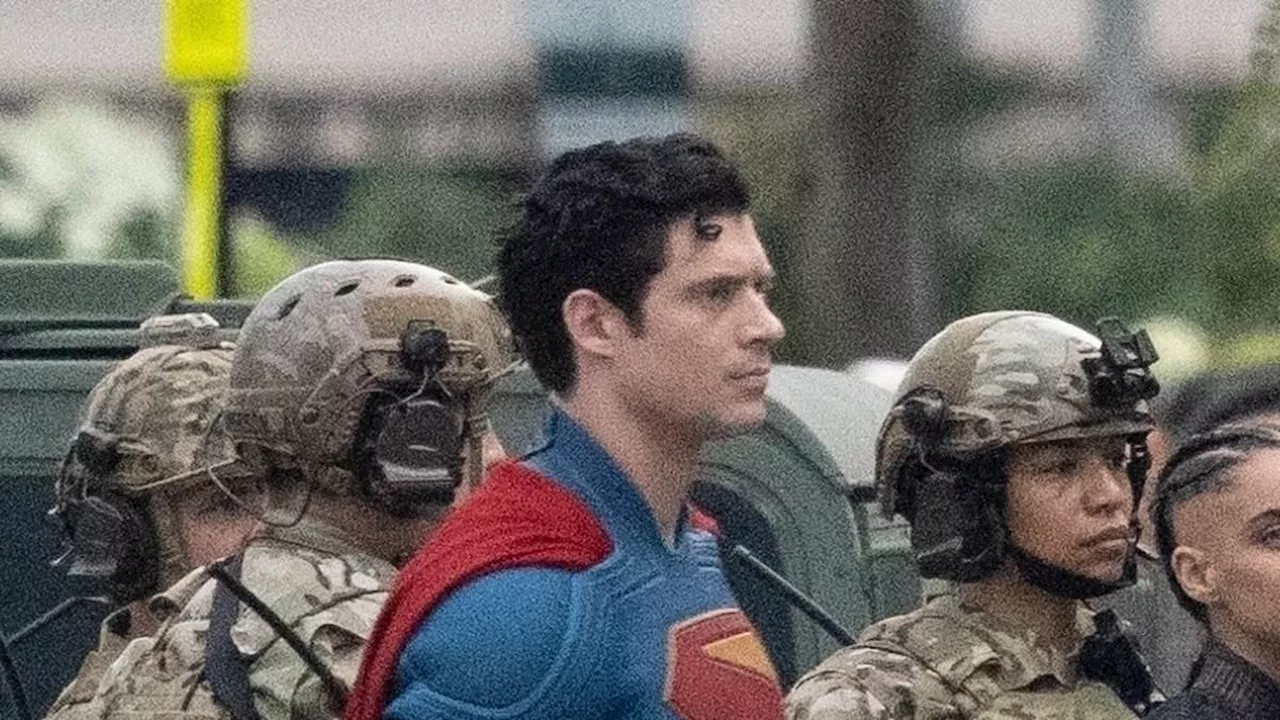 Superman star David Corenswet films scene in Cleveland in which authorities detain the Man of Steel...