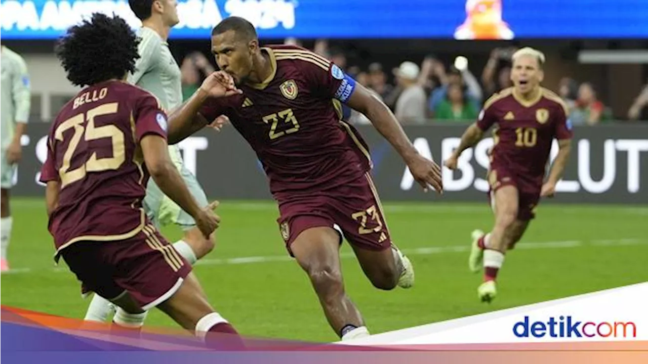 Hasil Copa America 2024: Venezuela Atasi Meksiko 1-0, Lolos ke 8 Besar