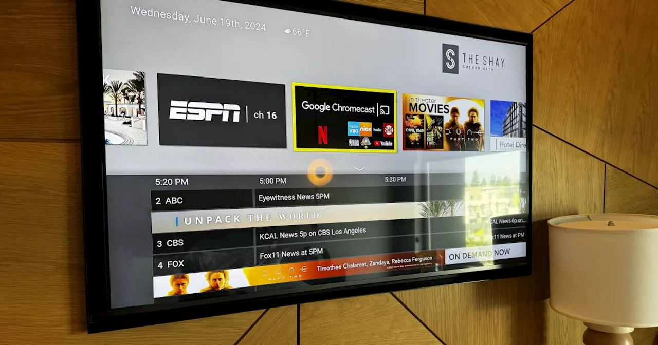Casting for all? Hotel TVs finally support AirPlay and Google Cast