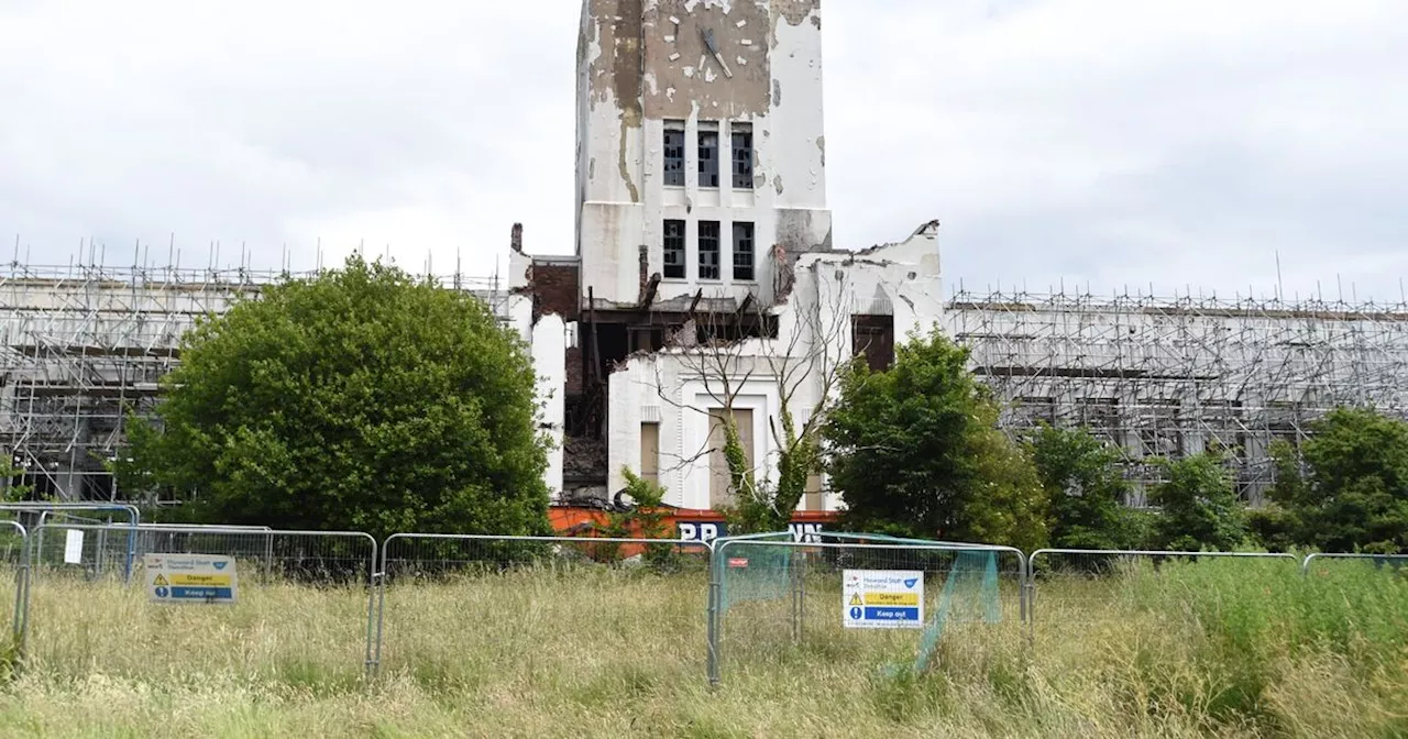 Deconstruction underway of historic Littlewoods tower