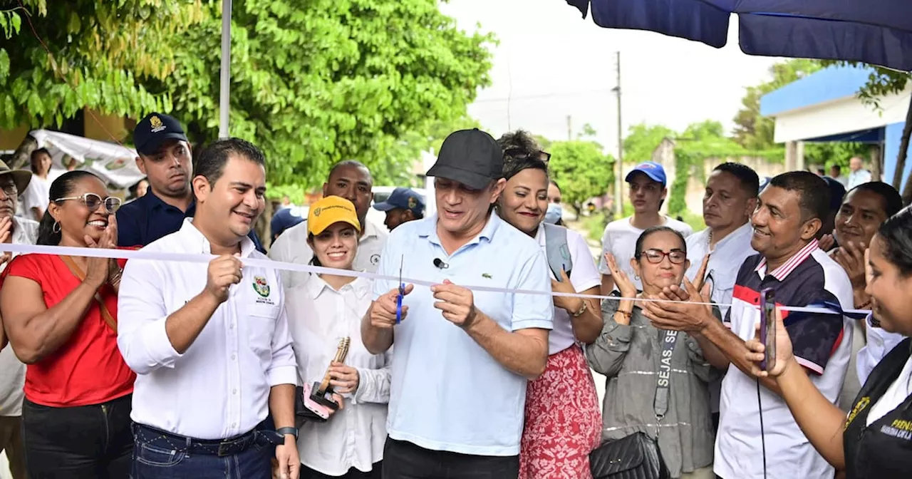 DPS inaugura vía en Agustín Codazzi, se beneficiarán cerca de 10.000 habitantes