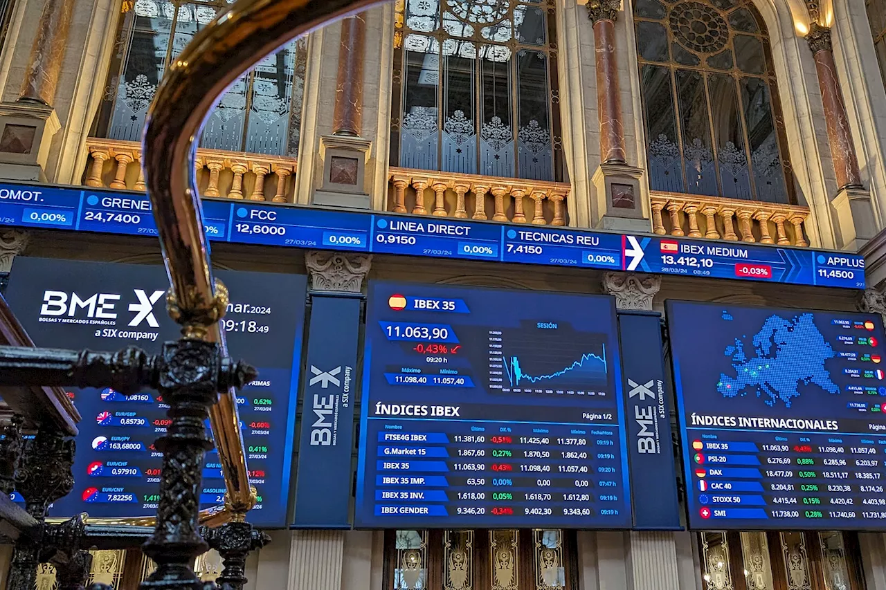 Ibex 35 hoy, La Bolsa en Directo | El Ibex pone en riesgo los 11.000 puntos