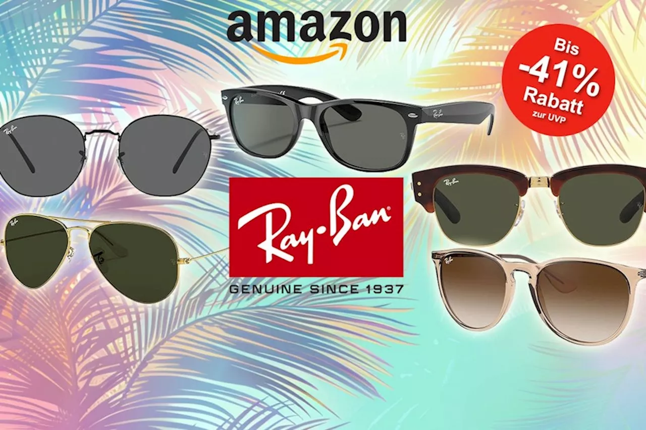 Mega Ray-Ban Angebote bei Amazon: Spare bis zu 41% auf Ray-Ban Sonnenbrillen bei Amazon