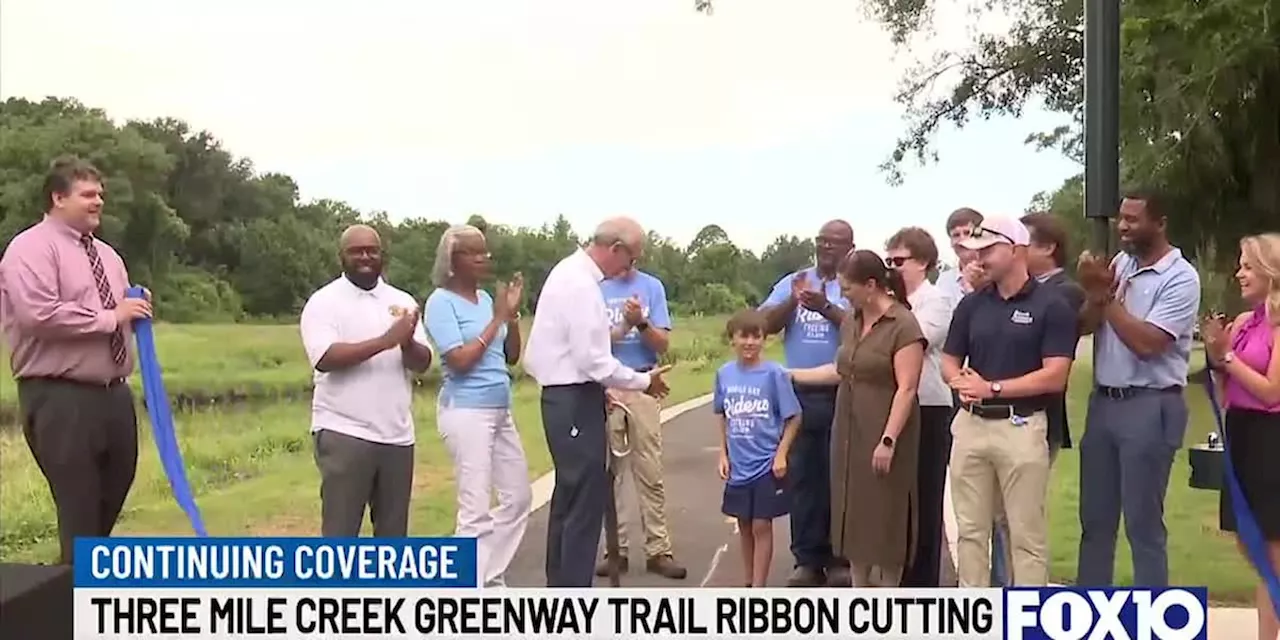 New portion of Three Mile Creek Greenway Trail unveiled