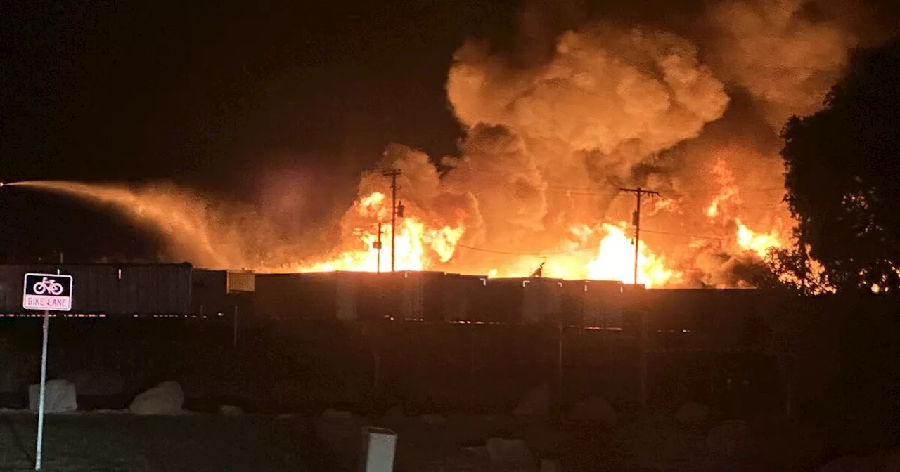 Massive fire explodes at Salt Lake City recycling plant