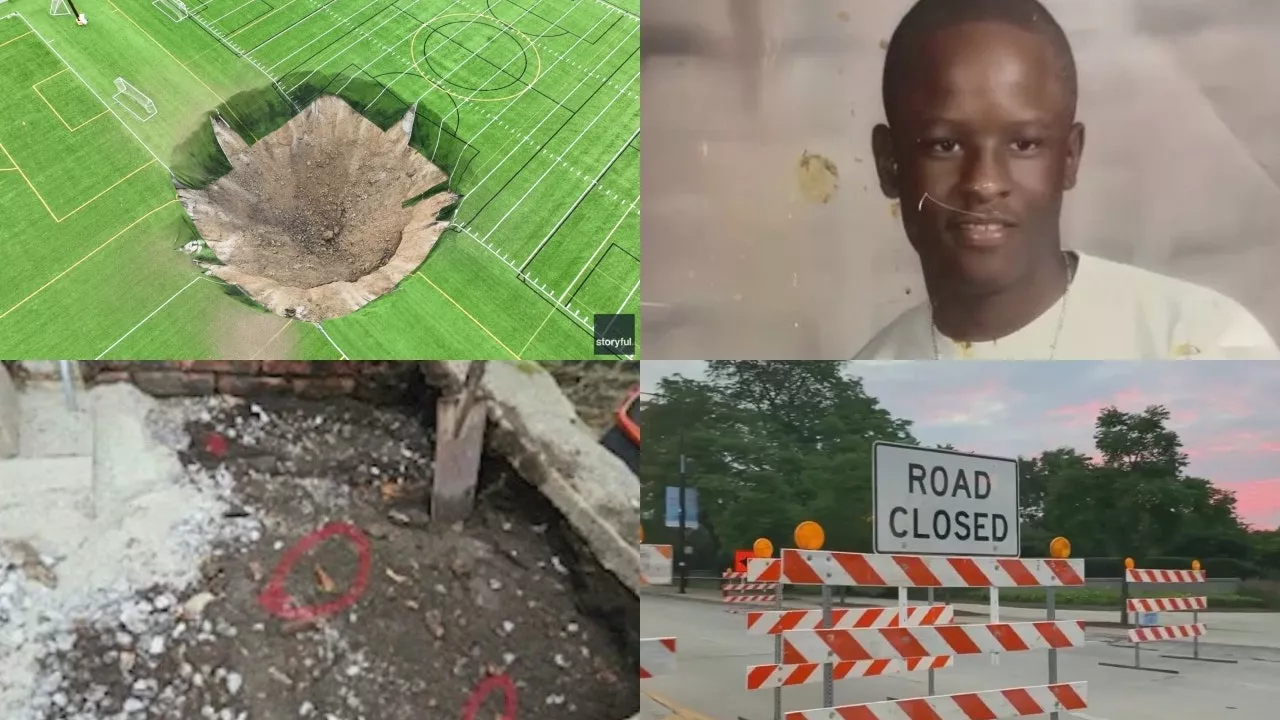 Body found in Bronzeville • Massive sinkhole on soccer field • Carol Stream officers won't face charges