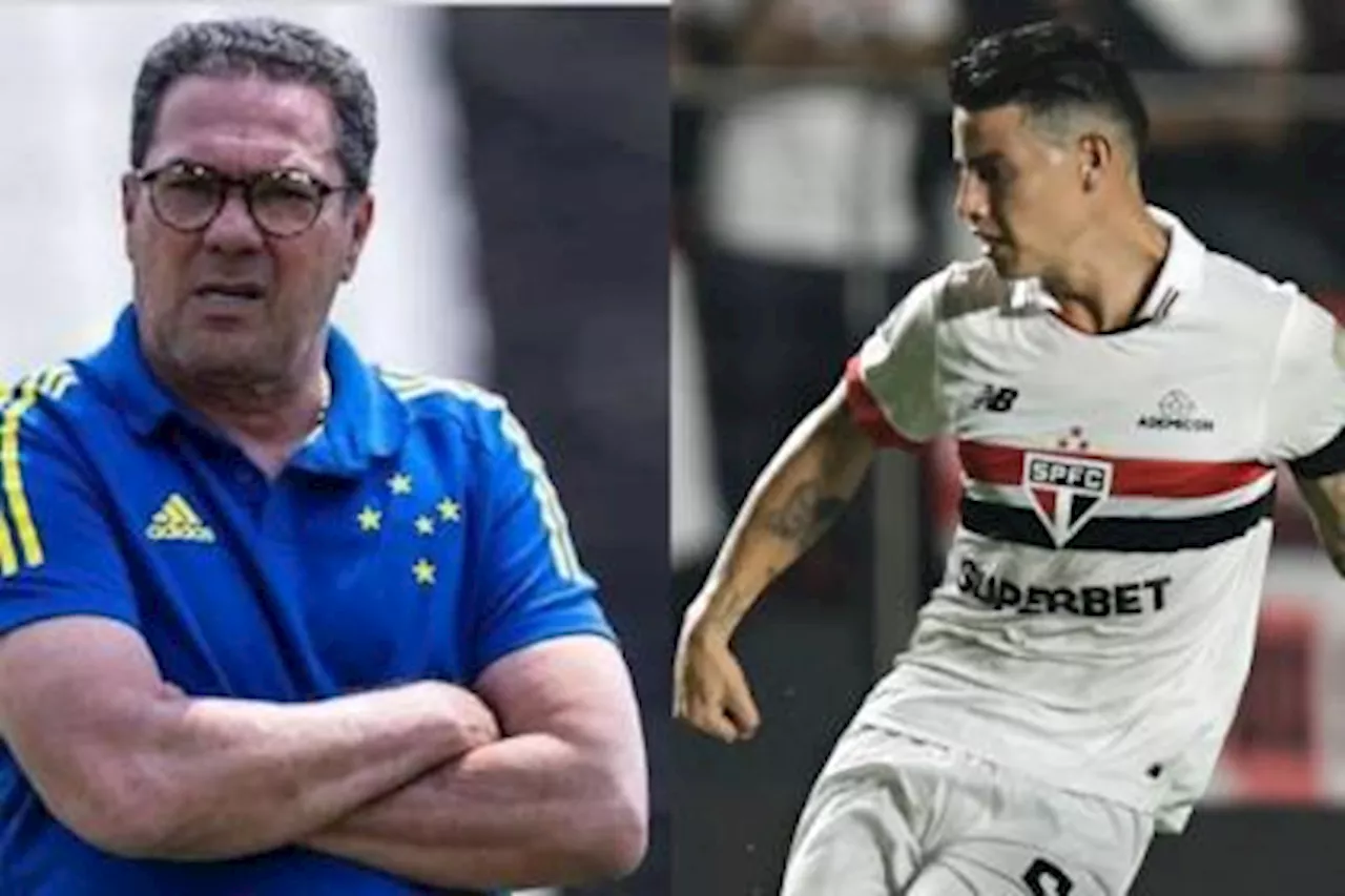 Vanderlei Luxemburgo defendió a James Rodríguez: explotó con São Paulo