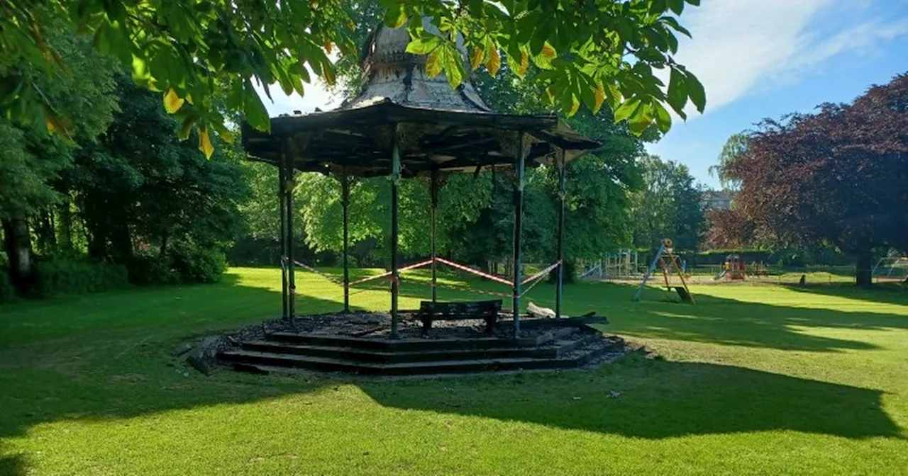 Rutherglen park bandstand to be removed after being destroyed in deliberate blaze