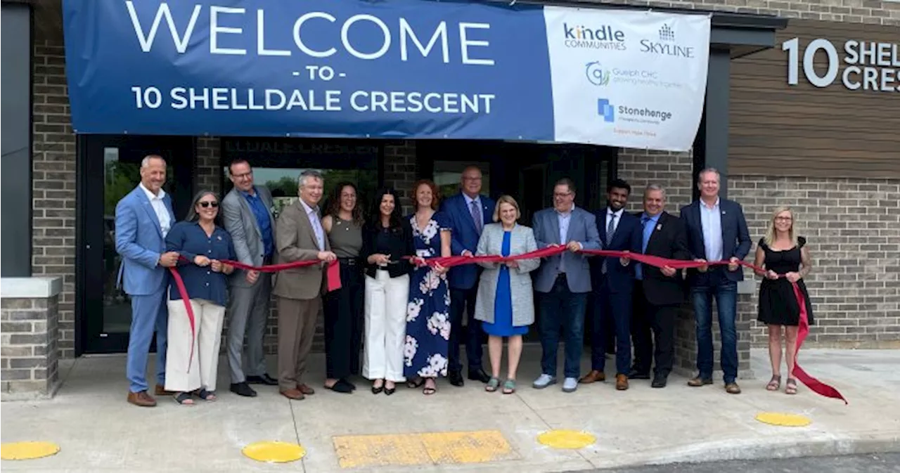 Officials cut the ribbon on Guelph’s newest supportive housing project