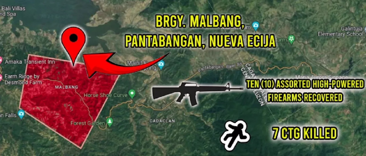 7 suspected NPA rebels killed in Nueva Ecija clash —military