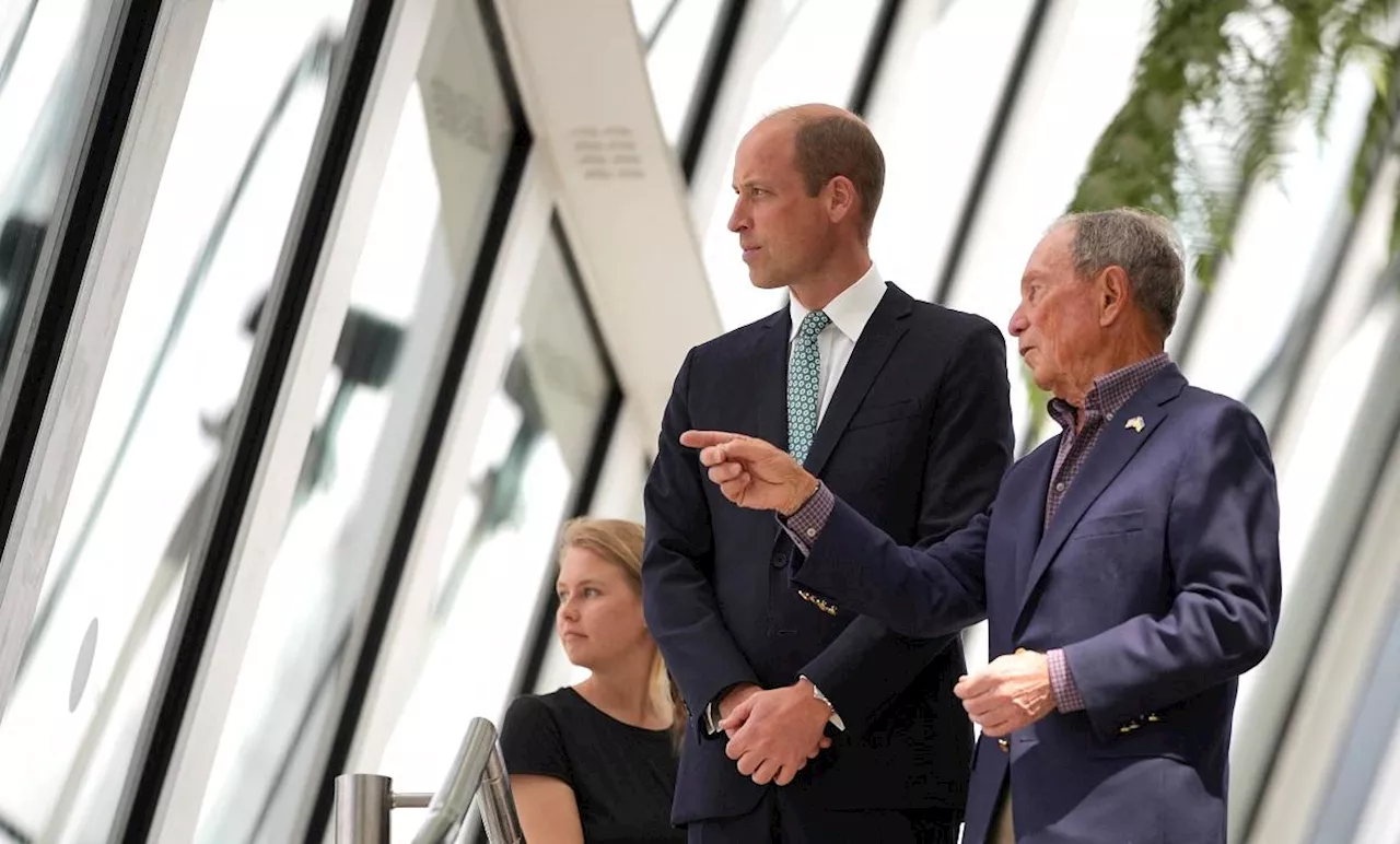 Britain's Prince William talks green tech at Earthshot event