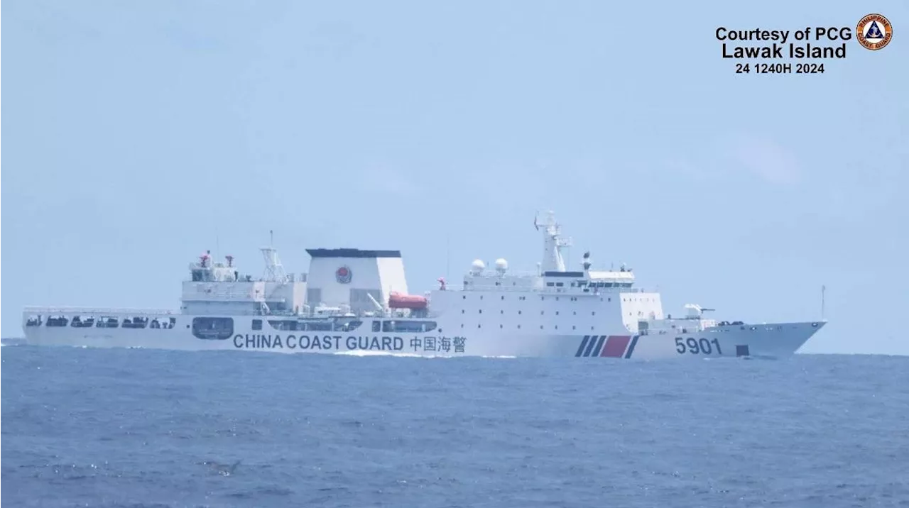 China 'monster ship' passed through 12 WPS features —PCG