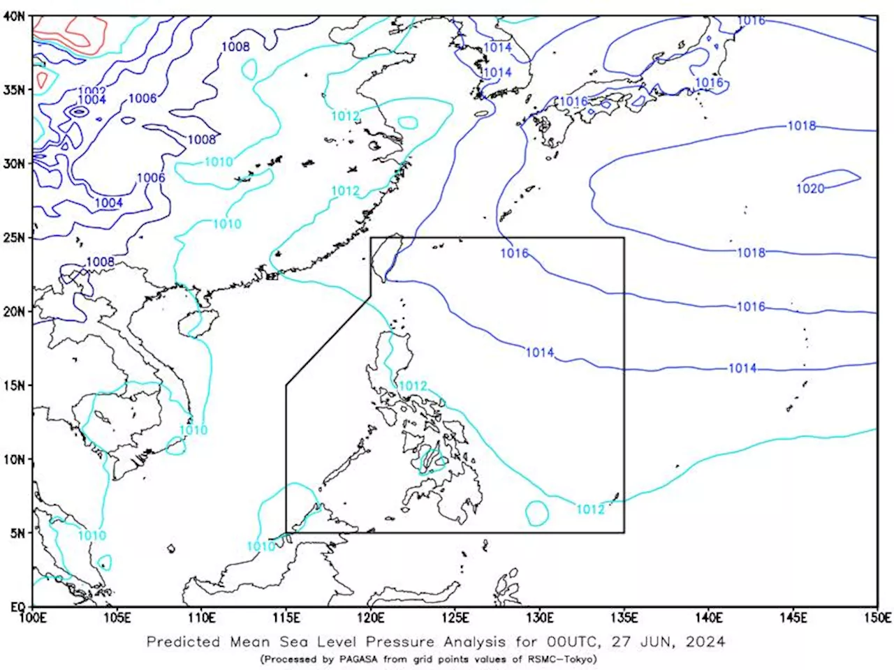 PAGASA: Thunderstorms expected as LPA nears Dipolog