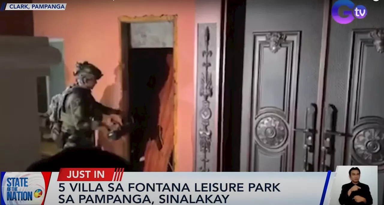 PAOCC raids Clark resort where escapees from Porac POGO believed to be hiding