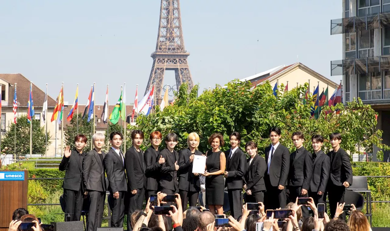 Seventeen 'honored, humbled, and overwhelmed' as they become UNESCO's first-ever Goodwill Ambassador for Youth