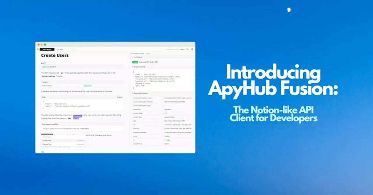 Introducing ApyHub Fusion: The All-in-One API Client Solution 🚀✨