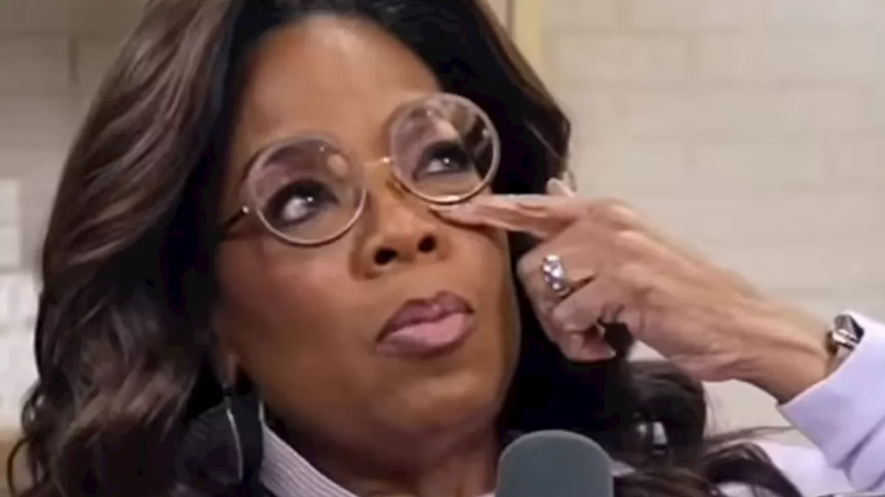 Oprah Winfrey fights back tears as she makes emotional confession on lifelong battle