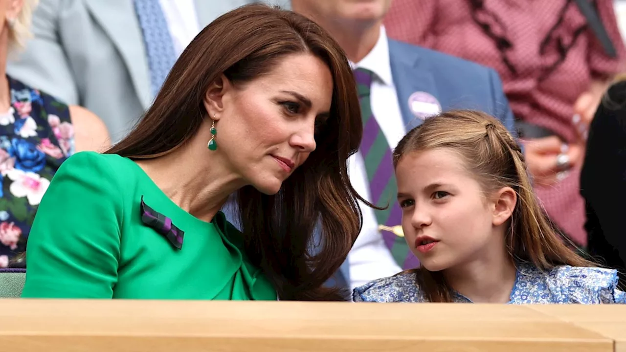 Princess Charlotte and Princess Kate twin in identical hairstyles and lowkey outfits