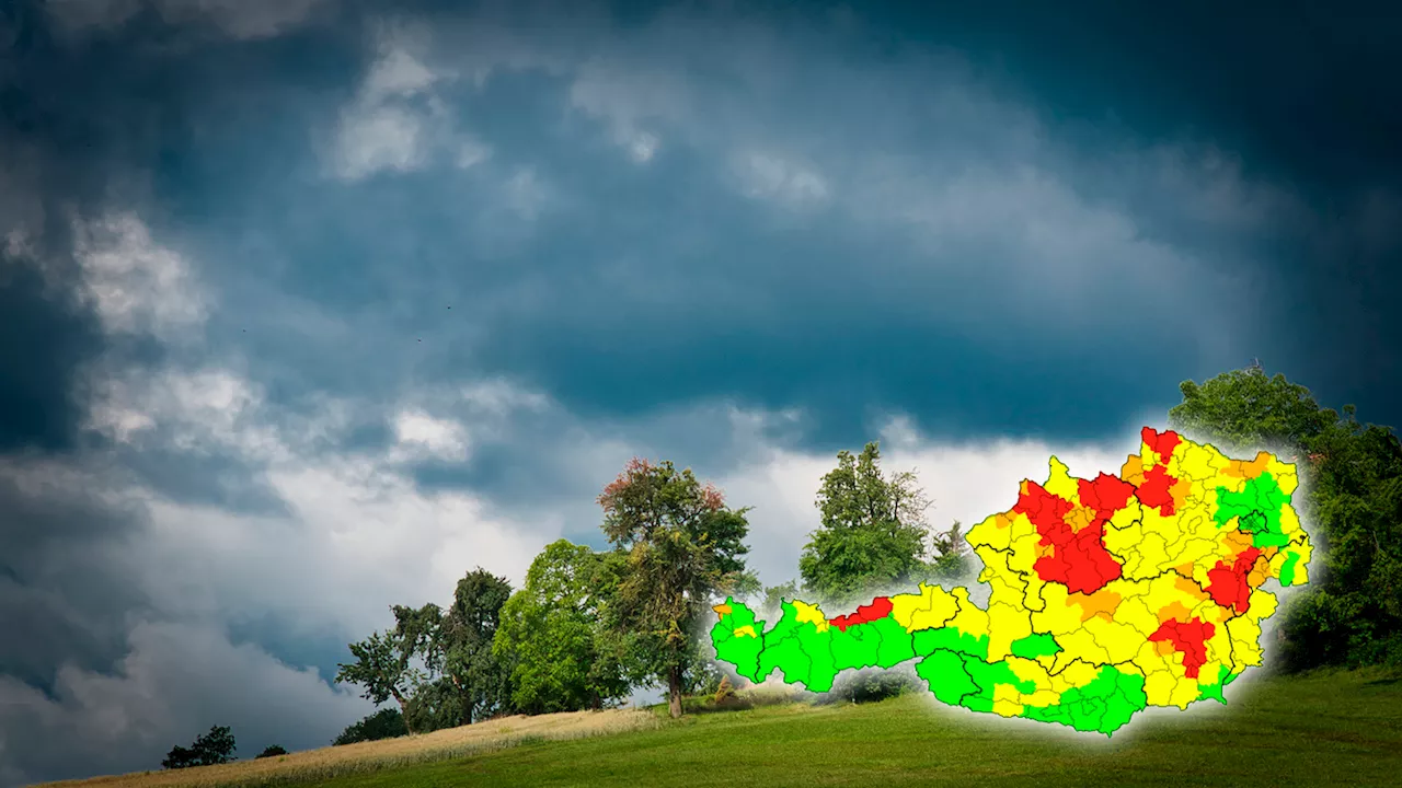 Gewitter, Starkregen – Warnstufe Rot in 5 Bundesländern