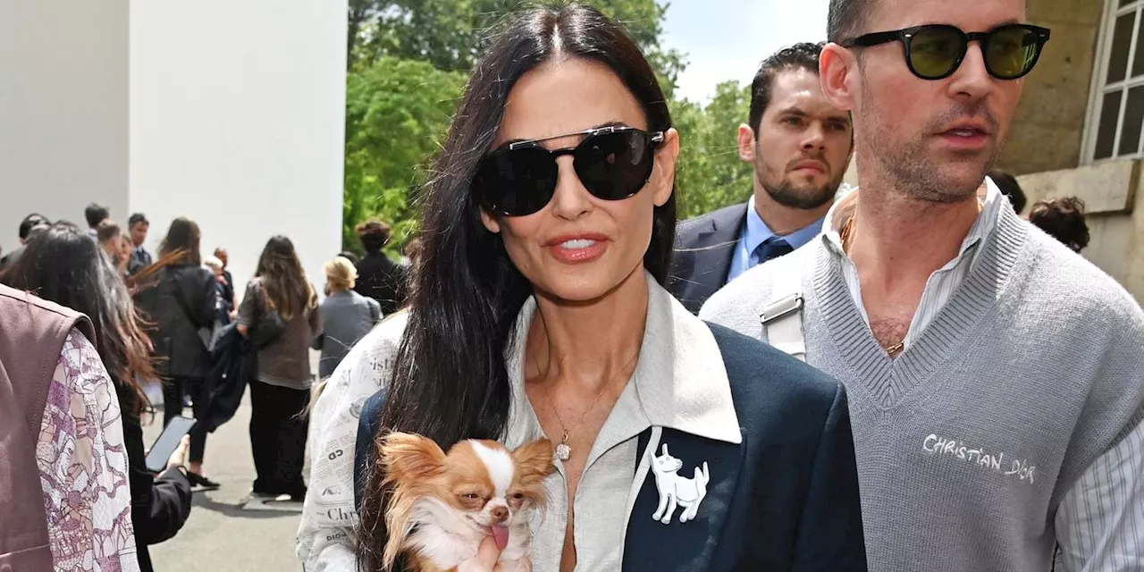 Demi Moore Paired This Polarizing Summer Shoe With the Most Unexpected Accessory