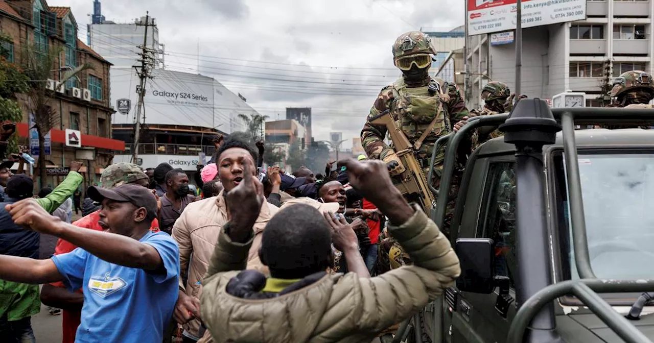 Kenyan police face off against protesters day after president withdraws tax hike Bill