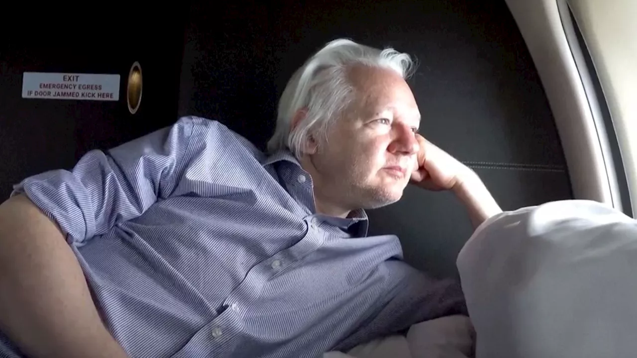 Julian Assange plans to swim ‘every day' and eat 'real food' following prison release