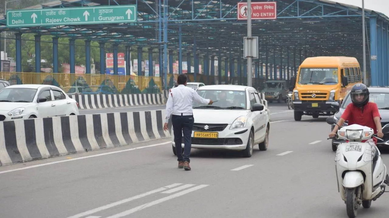 ट्रैफिक नियम तोड़ने के बाद नहीं भरते चालान तो हो जाओ सावधान, दिल्‍ली से सटे शहर में Traffic Police कर रही वाहन जब्त