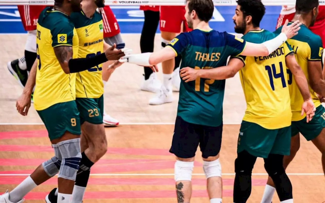 Vôlei: Brasil leva virada da Polônia e cai nas quartas da Liga das Nações masculina