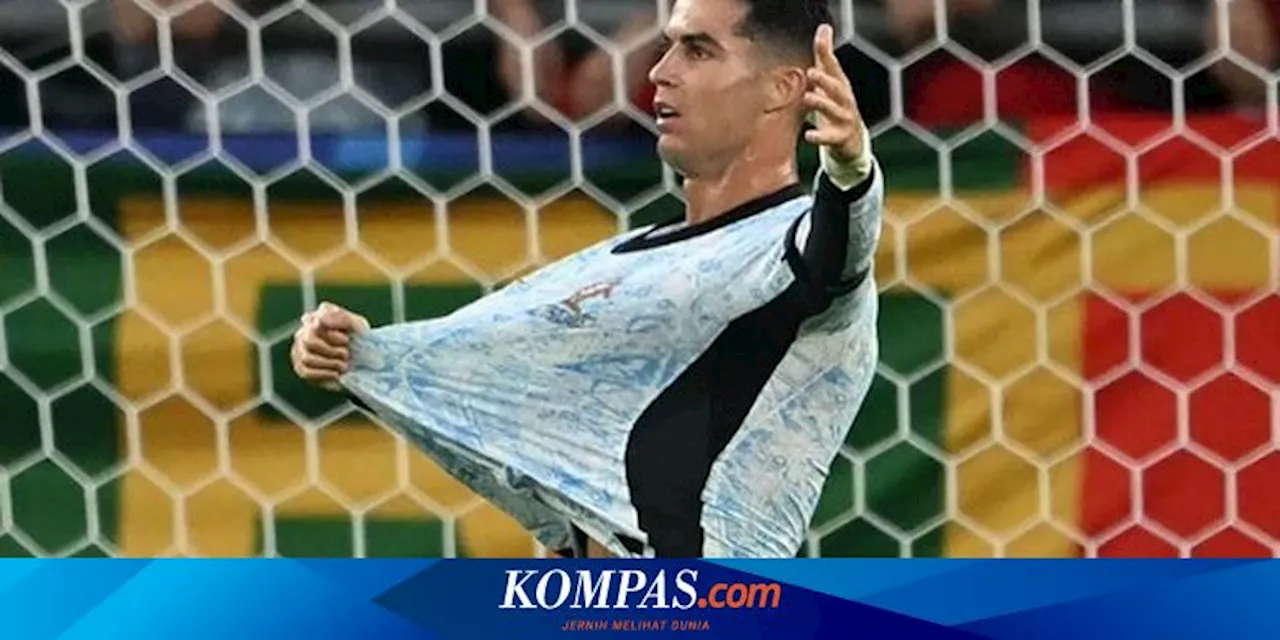 Euro 2024: Ronaldo Kembali Diganggu Aksi Nekat Fans, Nyaris Kena Tendang