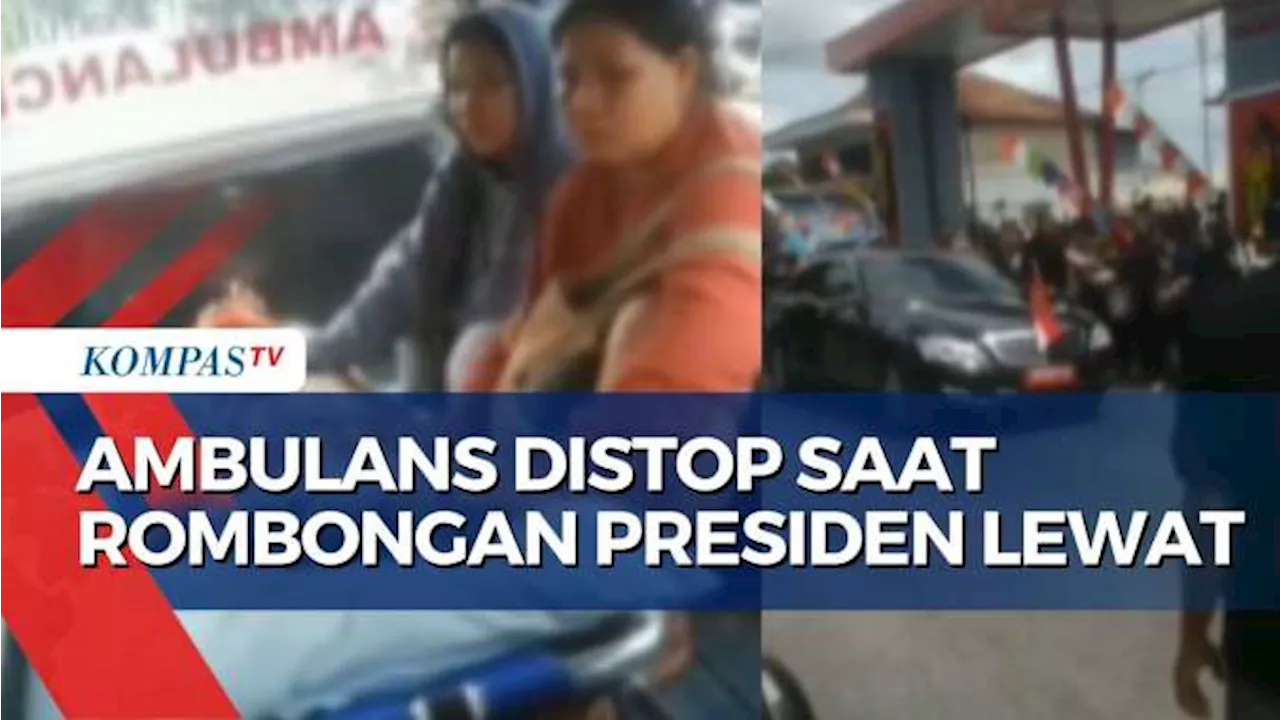 Viral Video Ambulans Distop saat Mobil Rombongan Presiden Melintas, Istana Minta Maaf