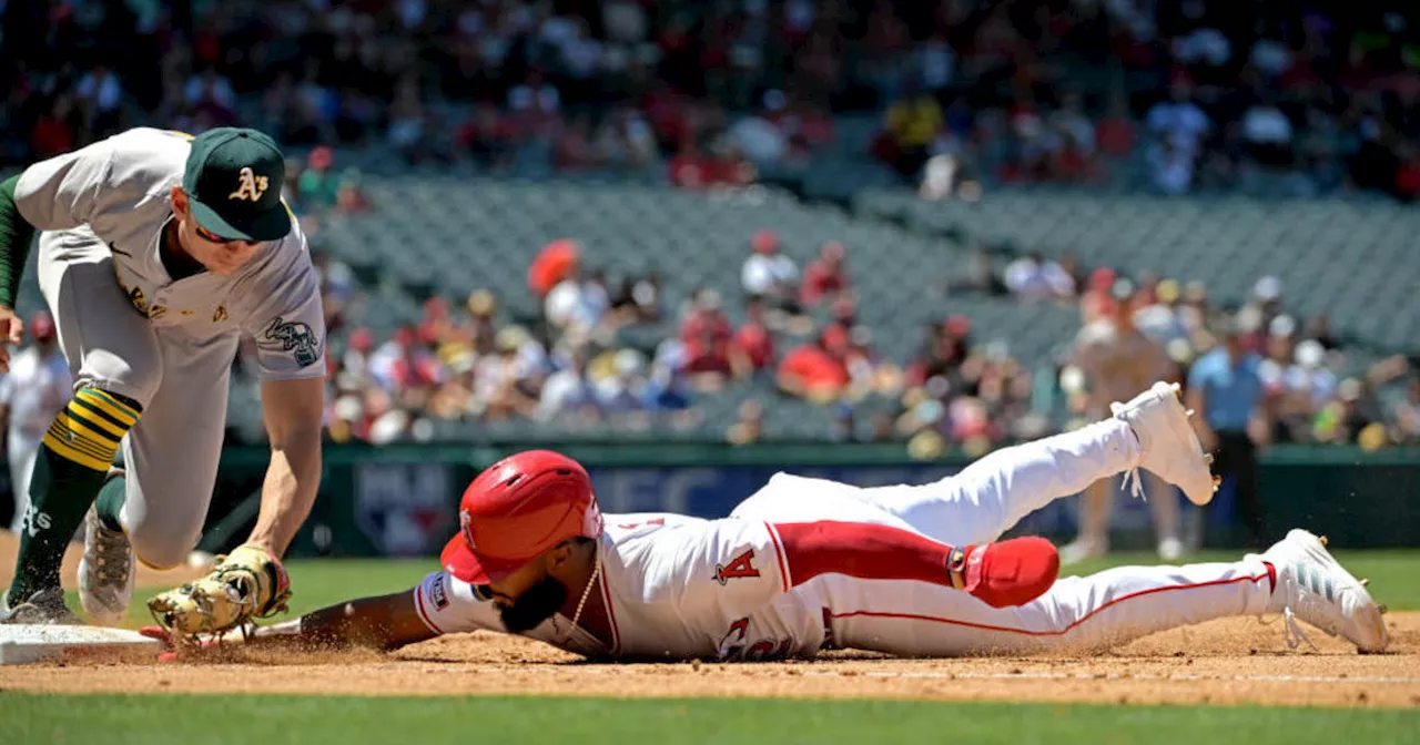 A's swept by Angels, lose 11th straight on the road