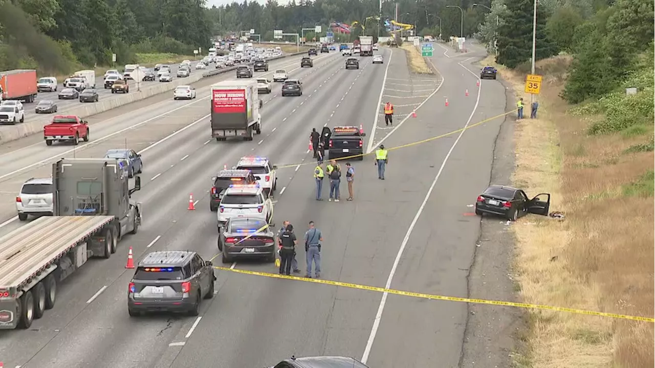 Driver dead and 3 hurt in fight inside stolen BMW on highway in Washington