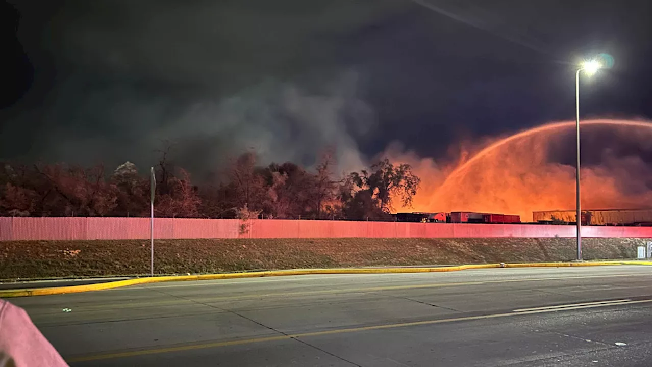 Fire at Salt Lake City recycling facility ignites propane tanks, leaves roads closed