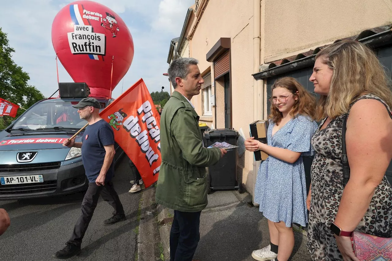 Dans la Somme, Ruffin front contre front avec l'extrême droite