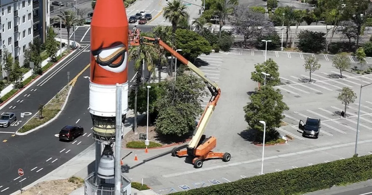 What’s up with that big orange rocket in Anaheim, and why was it staring at me?